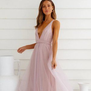 Hello Molly "Summer Cinderella" Midi Dress Lilac